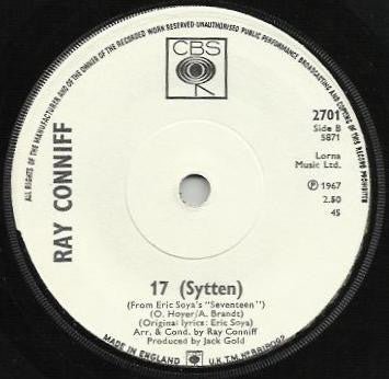 Ray Conniff : The World Will Smile Again (7", Promo)