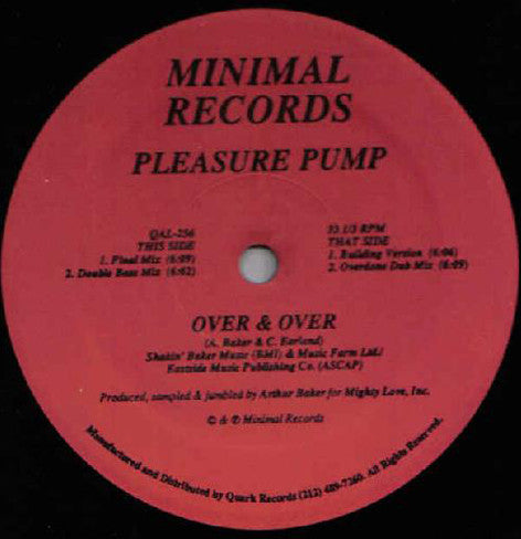 Pleasure Pump (2) : Over & Over (12")