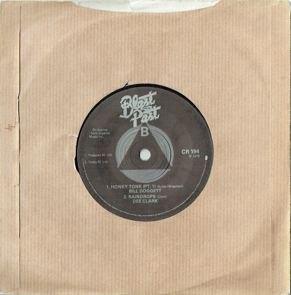 Duane Eddy / Bill Doggett / Dee Clark : Forty Miles Of Bad Roads / Honky Tonk (Pt.1) / Raindrops (7")