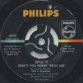 The Four Seasons Featuring The 'Sound' Of Frankie Valli : Opus 17 (Don't You Worry 'Bout Me) (7", Single, Styrene, Mer)