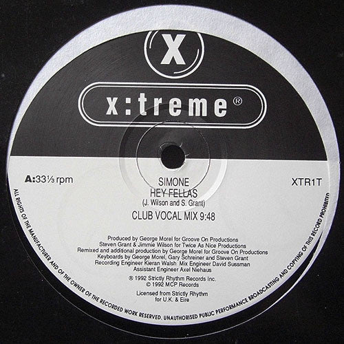 Simone : Hey Fellas (12")