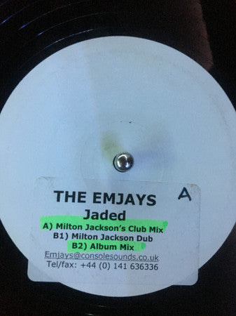Emjay (3) : Jaded (12", Single, W/Lbl)