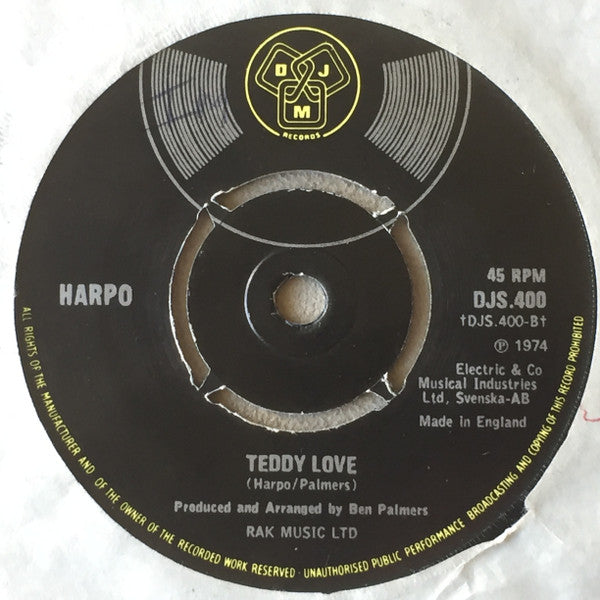 Harpo : Movie Star (7", 4-P)