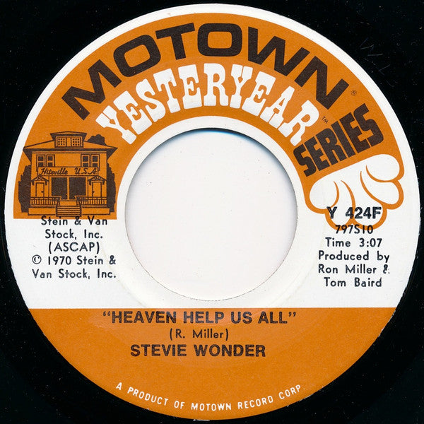 Stevie Wonder : Signed, Sealed, Delivered / Heaven Help Us All (7", Single)