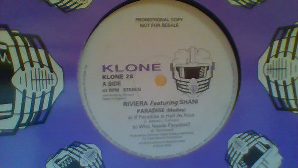 Riviera (4) Featuring Shani (2) : Paradise (Medley) (12", Promo)