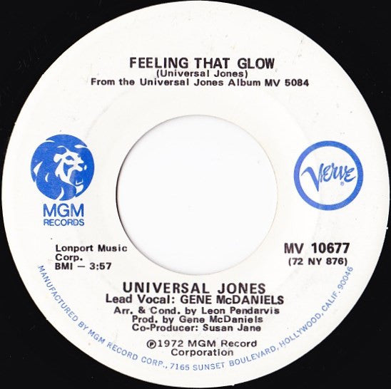 Universal Jones (2) : River (7")