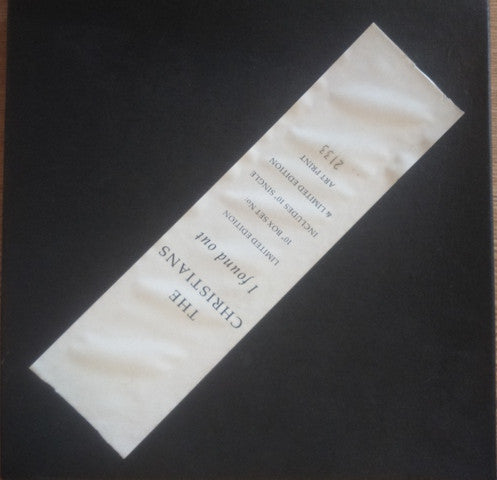 The Christians : I Found Out (10", Ltd, Num, Box)