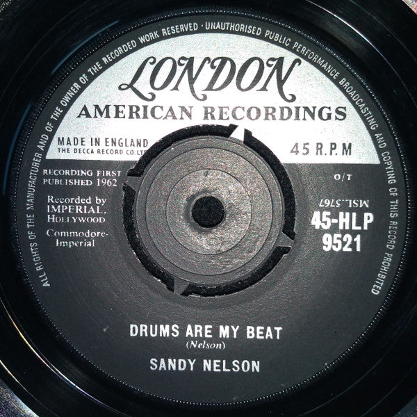 Sandy Nelson : Drums Are My Beat (7", Single)