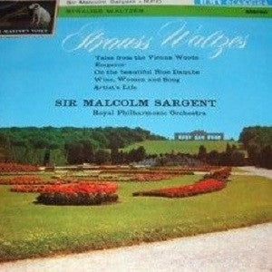 Johann Strauss Jr., Sir Malcolm Sargent : Waltzes (LP, RE)