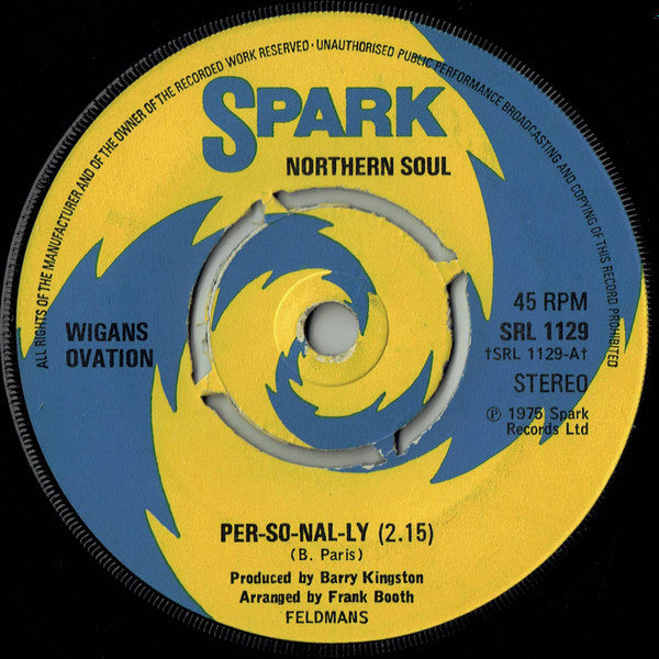 Wigan's Ovation : Per-so-nal-ly (7", Single, 4-P)
