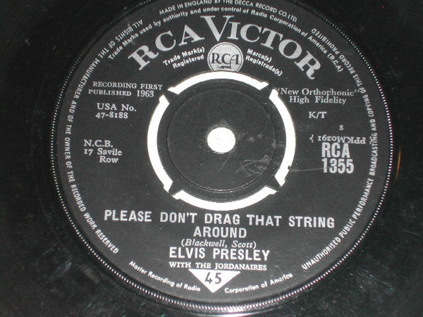 Elvis Presley With The Jordanaires : You're The Devil In Disguise (7", Single, 4-P)