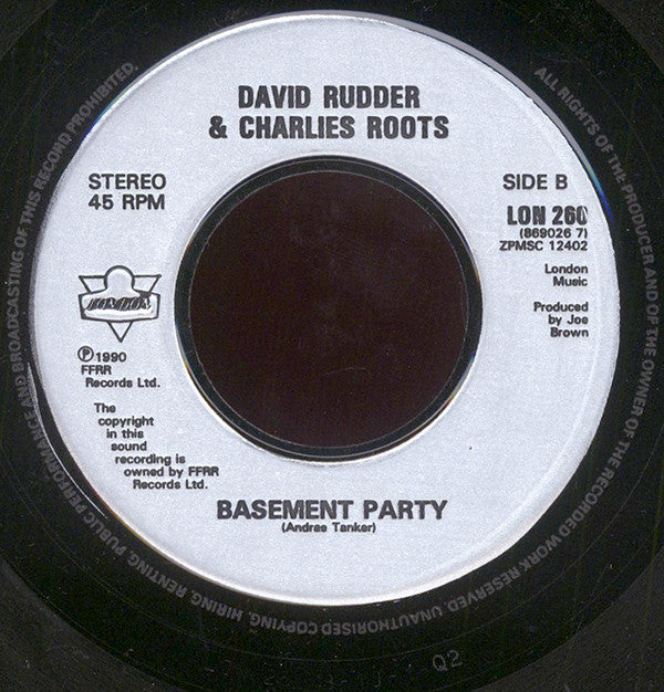 David Rudder : Dark Secret (From The Motion Picture 'Wild Orchid') (7", Single)