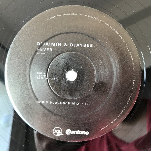 Djaimin & Djaybee : Fever (2x12", Promo)