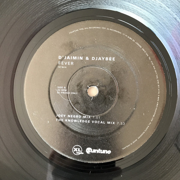 Djaimin & Djaybee : Fever (2x12", Promo)