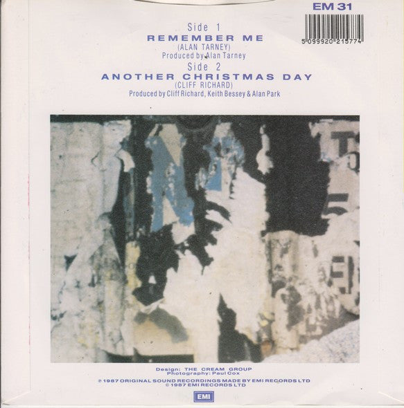 Cliff Richard : Remember Me (7", Single, Sil)