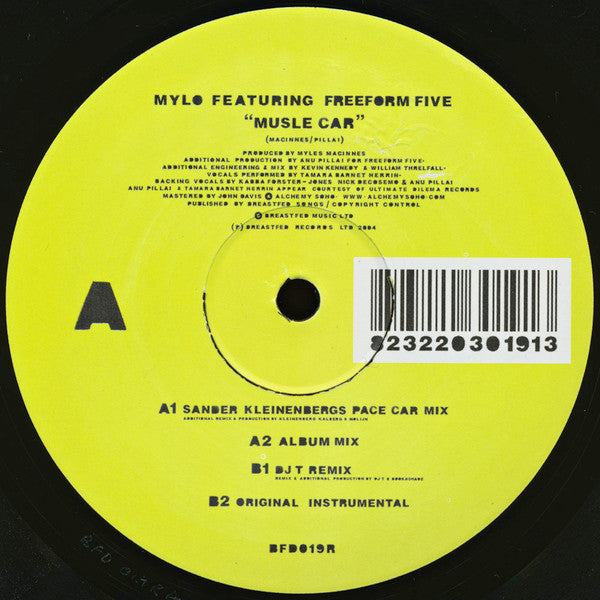 Mylo Featuring Freeform Five : Muscle Car (12", Single, 2/2)