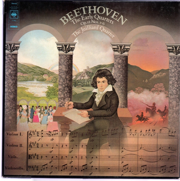 Ludwig van Beethoven, Juilliard String Quartet : The Early Quartets Op. 18 Nos. 1-6 (3xLP + Box)