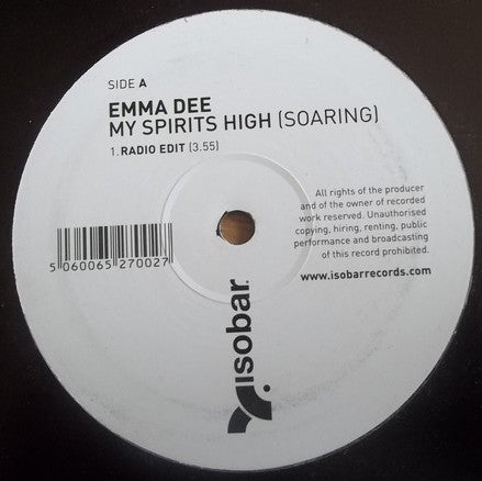 Emma Dee : My Spirits High (Soaring) (12")