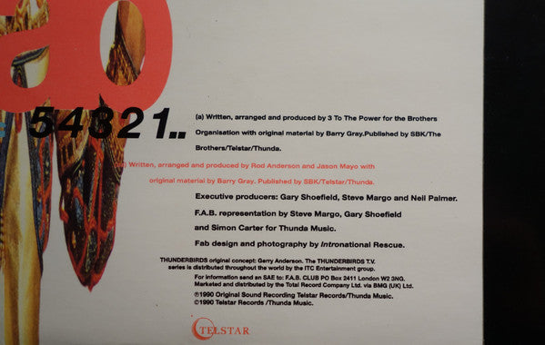 F.A.B. Featuring MC Parker : Thunderbirds Are Go (7", Single, Pap)