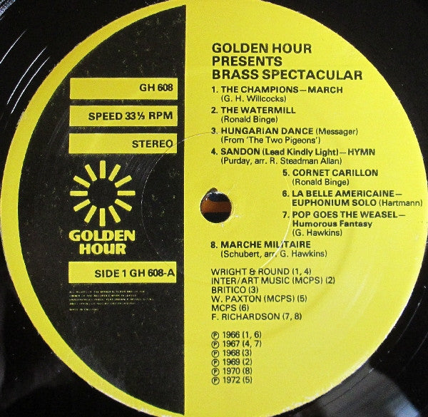Various : Brass Spectacular (LP)
