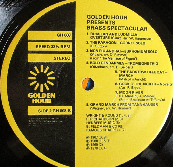 Various : Brass Spectacular (LP)
