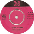 Dickie Rock & The Miami Showband : When You Cry (7", Single)