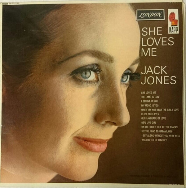 Jack Jones With Jack Elliott And His Orchestra : She Loves Me (LP)