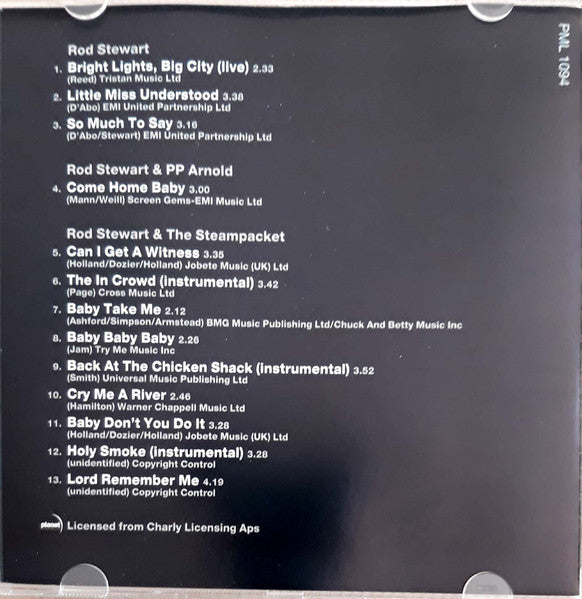 Rod Stewart & The Steampacket : Can I Get A Witness (CD, Album, Comp)