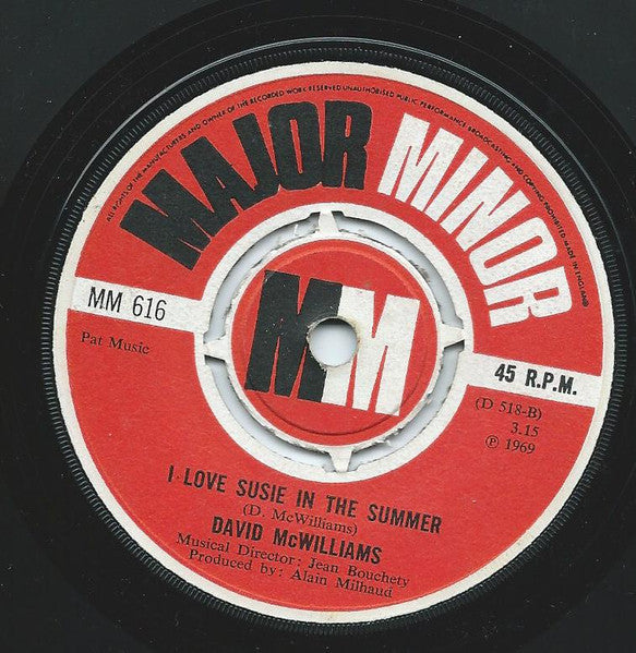 David McWilliams : Oh Mama Are You My Friend (7", Single)