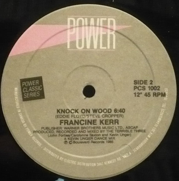 Phyllis Nelson / Francine Kerr : Don't Stop The Train / Knock On Wood (12")