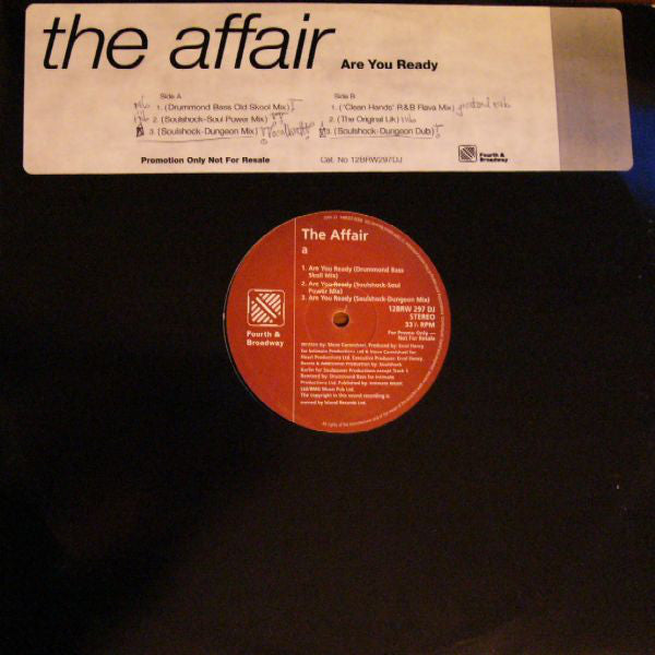 The Affair (3) : Are You Ready (12", Promo)