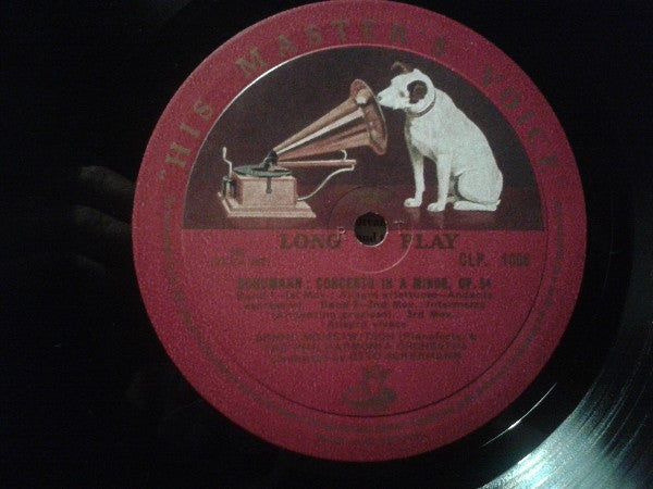 Benno Moiseiwitsch, Philharmonia Orchestra Conducted By Otto Ackermann - Edvard Grieg And Robert Schumann : Piano Concertos (LP, Album, Mono)