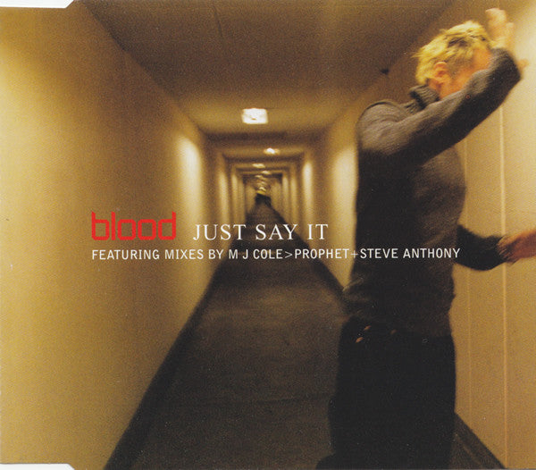 Blood : Just Say It (CD, Maxi)
