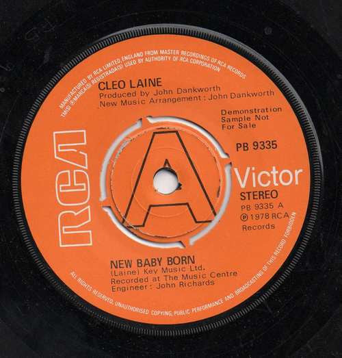Cleo Laine : New Baby Born (7", Promo)