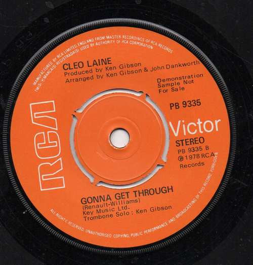 Cleo Laine : New Baby Born (7", Promo)