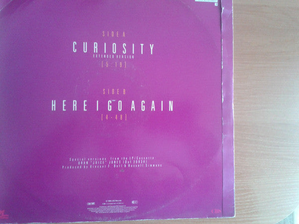Oran 'Juice' Jones : Curiosity (12")