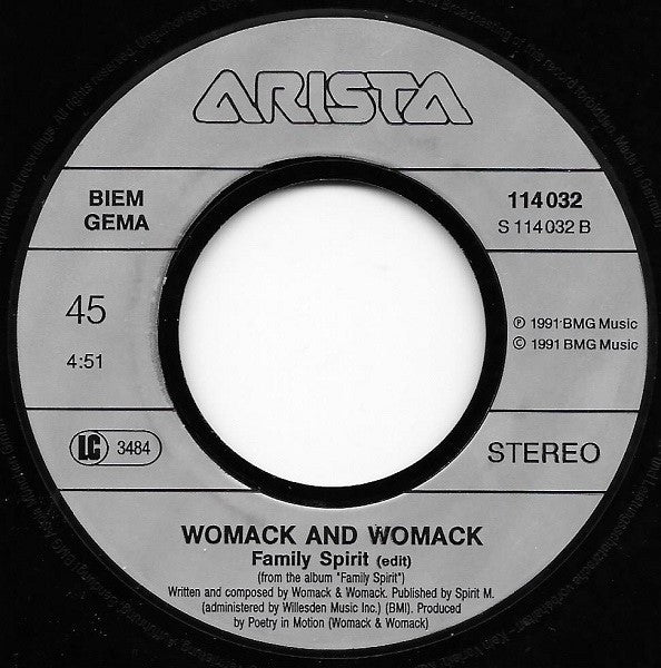 Womack & Womack : Uptown (7", Single)
