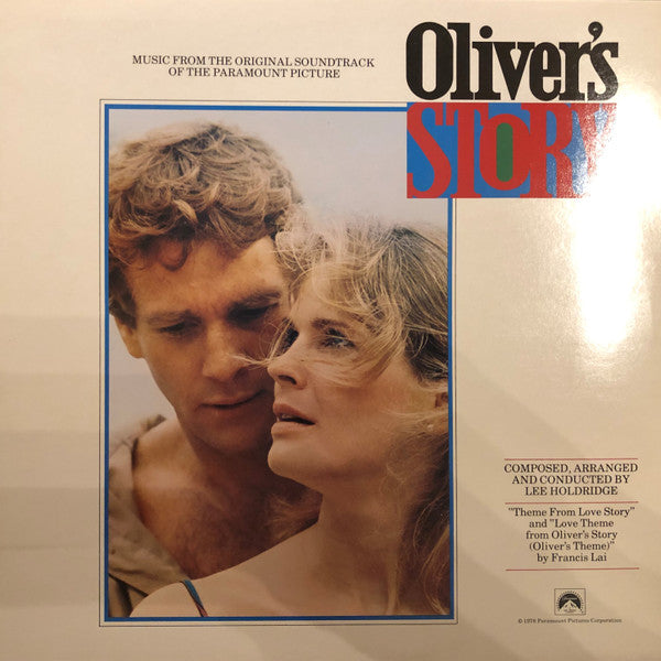 Lee Holdridge : Oliver's Story (Music From The Original Soundtrack Of The Paramount Picture) (LP, Album)