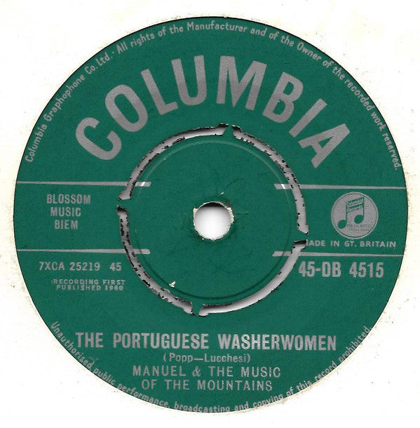 Manuel And His Music Of The Mountains : The Portuguese Washerwomen (7", Single)