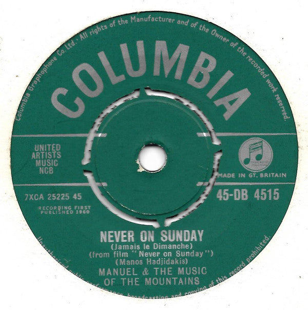 Manuel And His Music Of The Mountains : The Portuguese Washerwomen (7", Single)