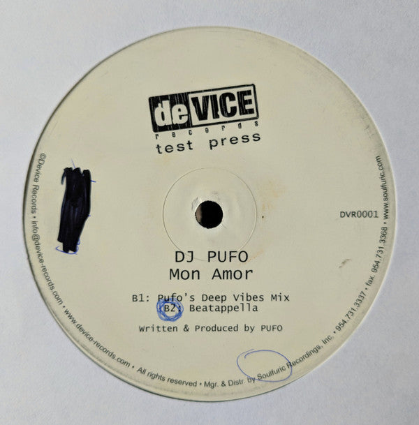 Pufo : Mon Amor (12", TP)