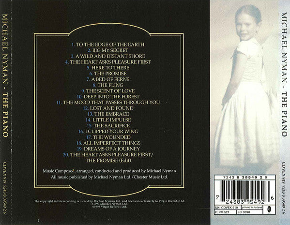 Michael Nyman : The Piano (CD, Album)
