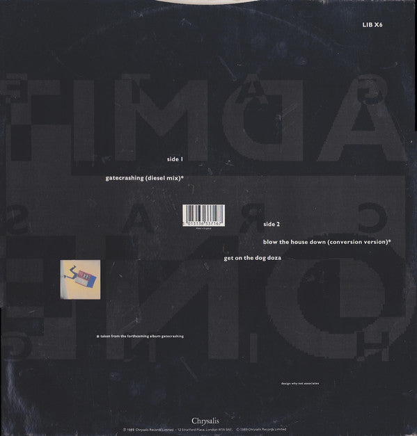 Living In A Box : Gatecrashing (12", Single)