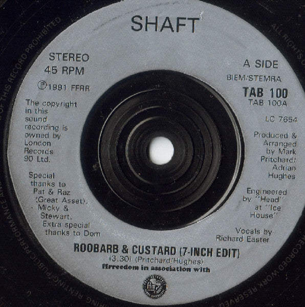 Shaft (2) : Roobarb & Custard (7", Single)