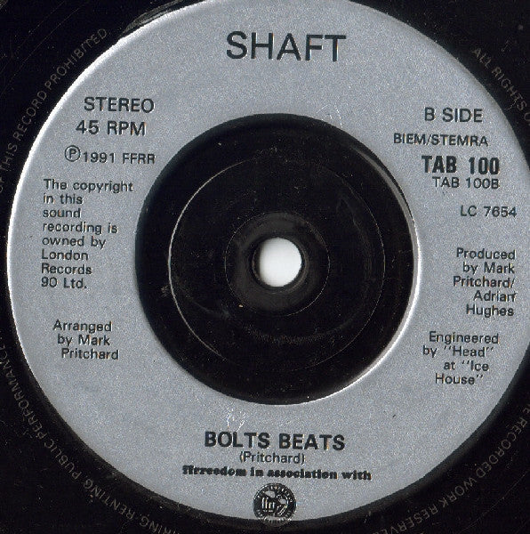 Shaft (2) : Roobarb & Custard (7", Single)