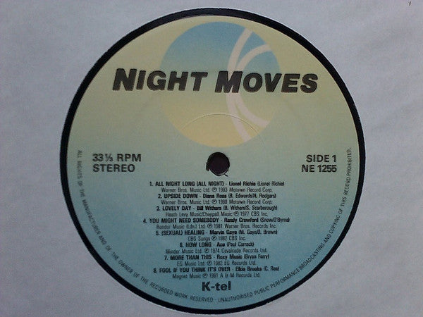 Various : Night Moves (LP, Comp)