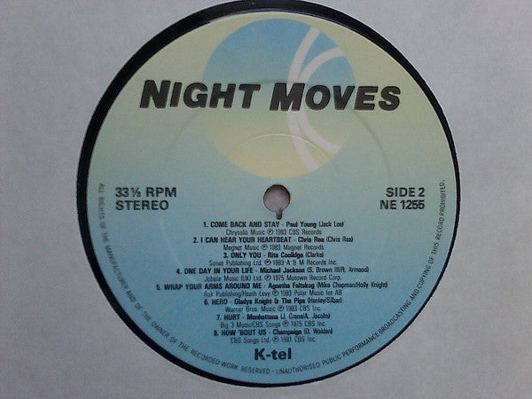Various : Night Moves (LP, Comp)