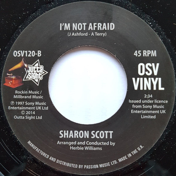 Sharon Scott (7) : I'd Like To Know / I'm Not Afraid (7")