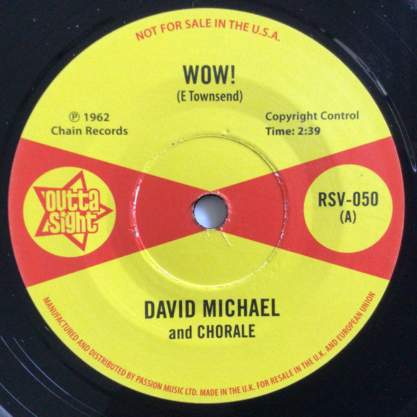 David Michael And Chorale / Hank Levine And His Orchestra : Wow! / Image - Part 1 (7", Single)