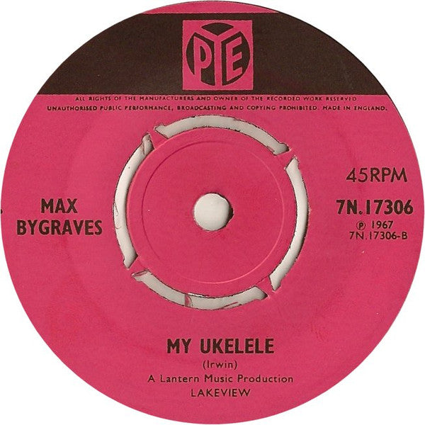 Max Bygraves : My Cup Runneth Over (7", Single, Pus)
